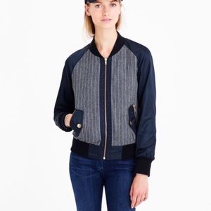 J Crew Bomber Jacket Large LNWOT